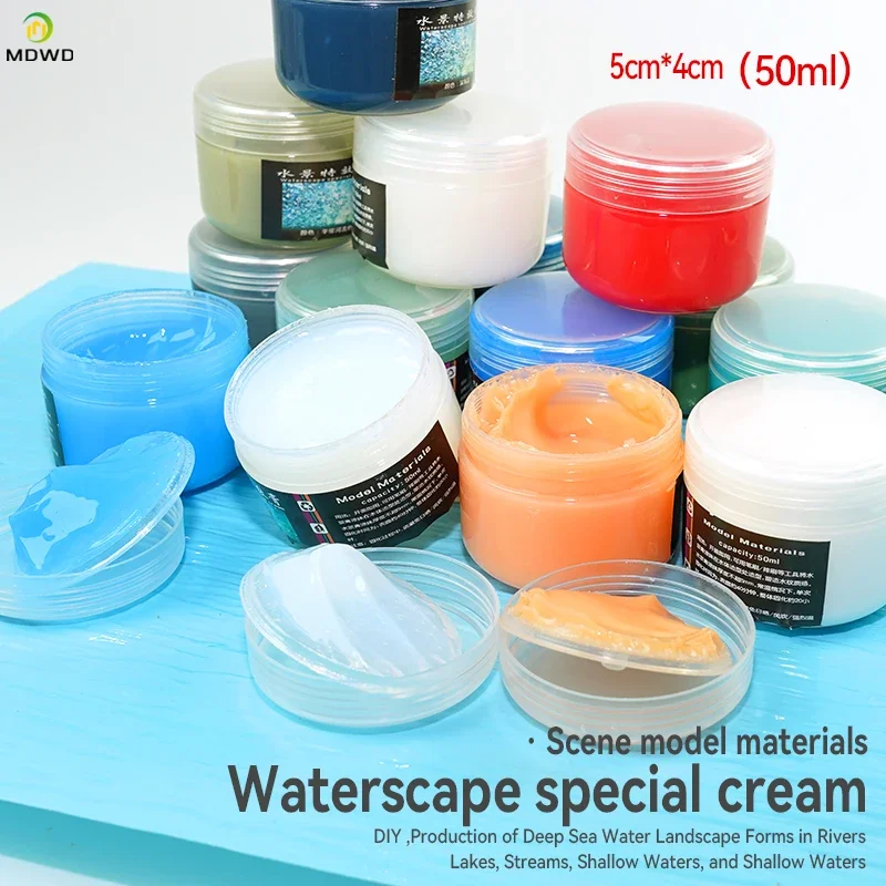 DIY Handmade Transparent Sand Table Building Model Materials, Landscape Design Simulation, Water Landscape Paste