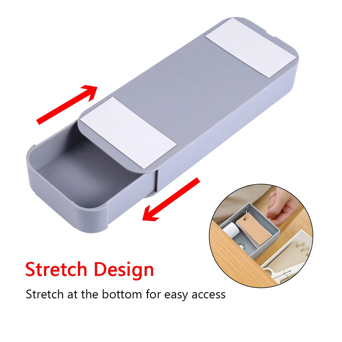 Scatola portaoggetti per toletta Cassetto da ufficio Mini cassetti Supporto stile desktop nascosto