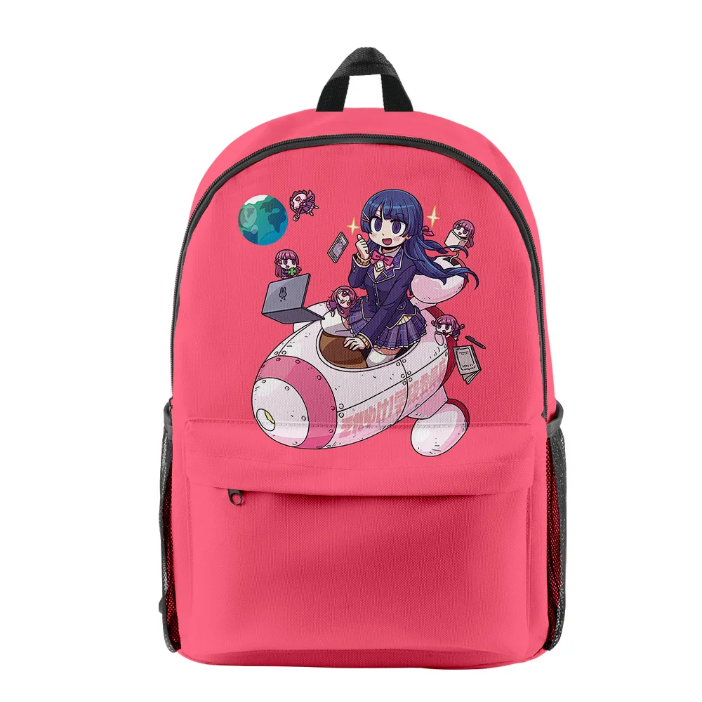 原宿面白い VTuber 月野美兎アニメ生徒ランドセルノートブックバックパック 3D プリントオックスフォード防水男の子/女の子旅行バックパック