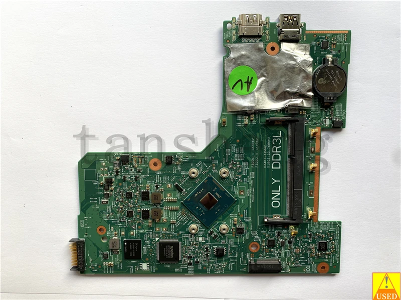 Imagem -02 - Usado Laptop Motherboard para Dell Inspiron 14 3452 15 3552 0p2dx7 Cn0p2dx7 142791 com Cpu N3060 100 Teste de Trabalho Aprovado