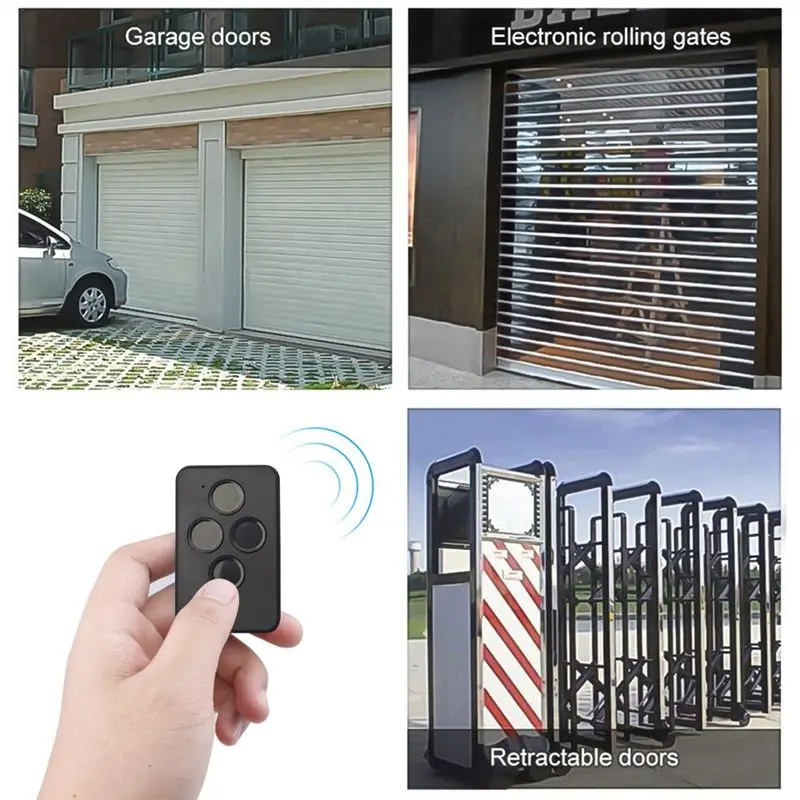 Y22A-10Pcs For DOORHAN TRANSMITTER 4 PRO Remote Control Keyfob 433Mhz For Gates And Barriers Long-Range Signal