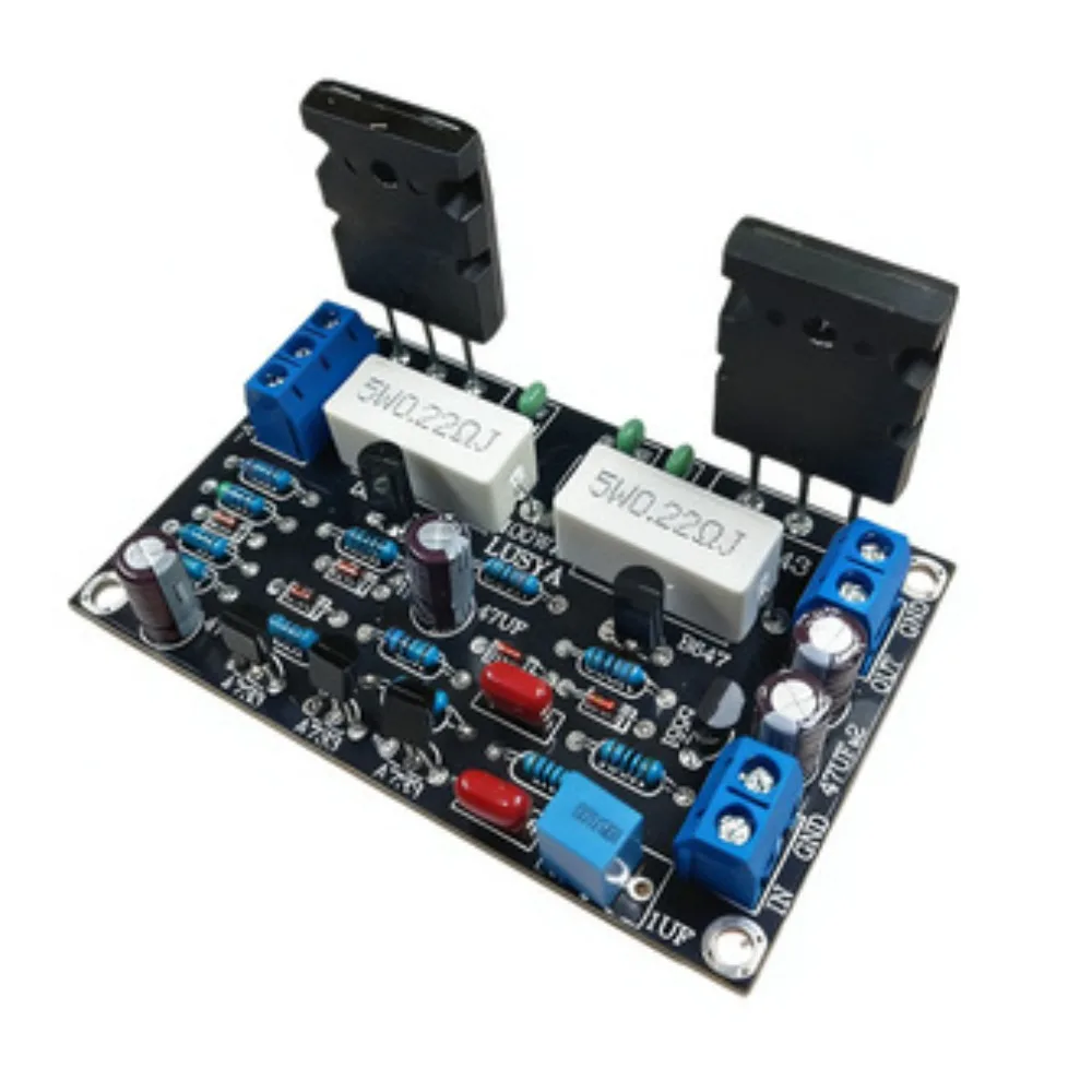 2SC5200 + 2SA1943 Mono High Power Amplifier Board HIFI Audio Amplifier Module 100W