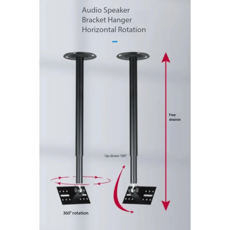 

Совершенно новый настенный/потолочный кронштейн для динамика 509, регулируемый 43-58 см, для сценических динамиков KTV