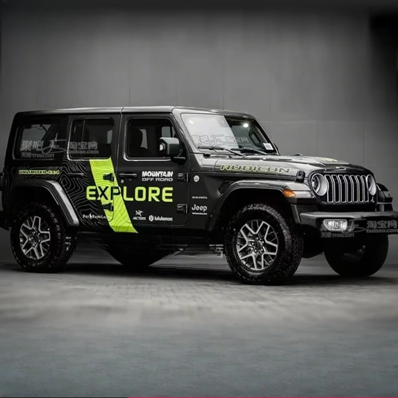 

Car Sticker Vinyl Decal FOR Jeep Wrangler Rubicon JK JL Sports Decoration Custom Film Accessories