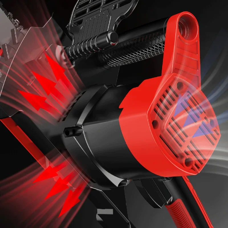 220V 전기 체인톱 가정용 목공 12인치 체인톱 1800W 강력한 절단 도구