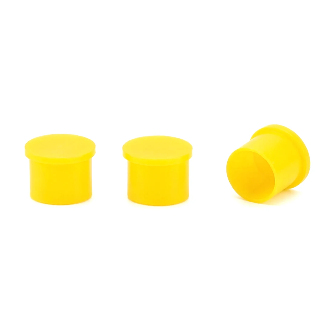 100pcs SMA Dust Cap Protective Cover 6mm Yellow Color for SMA Female Connector Wholesale
