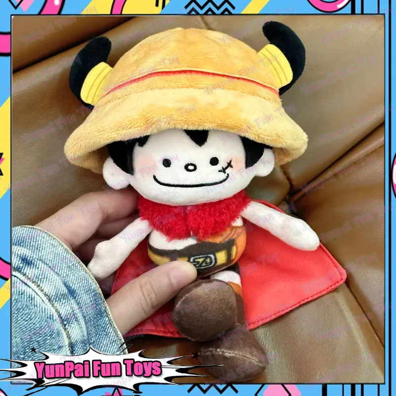 Плюшевая кукла Эльбаф Арк из One Piece, 15 см, хлопковая мягкая игрушка-подвеска с Луффи и Зоро, фан-арт, украшение для сумки, коллекционный подарок для фанатов