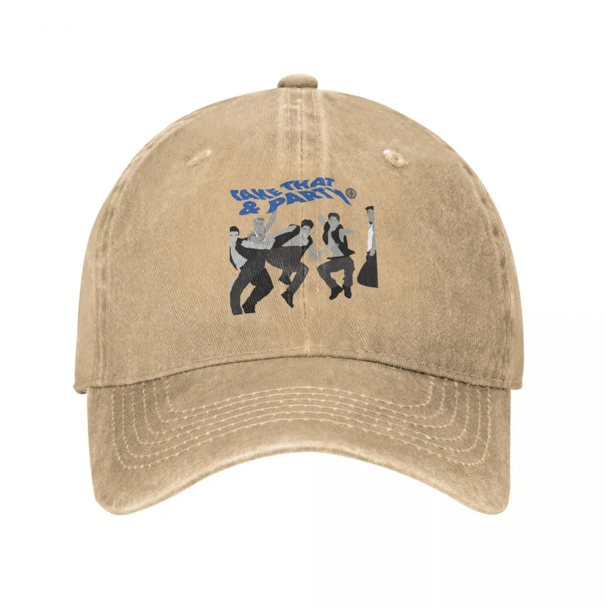 

Baseball Caps Take That Band TT And Party Outfit Unisex Style Retro Distressed Washed Tour 2024 Sun Cap Adjustable