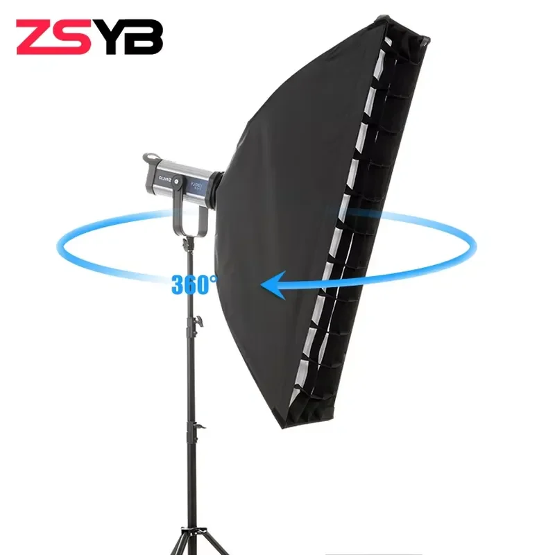 ZSYB Factory Price Universal 30*120cm Led Photographic Lighting Studio Softbox For Camera Fill
