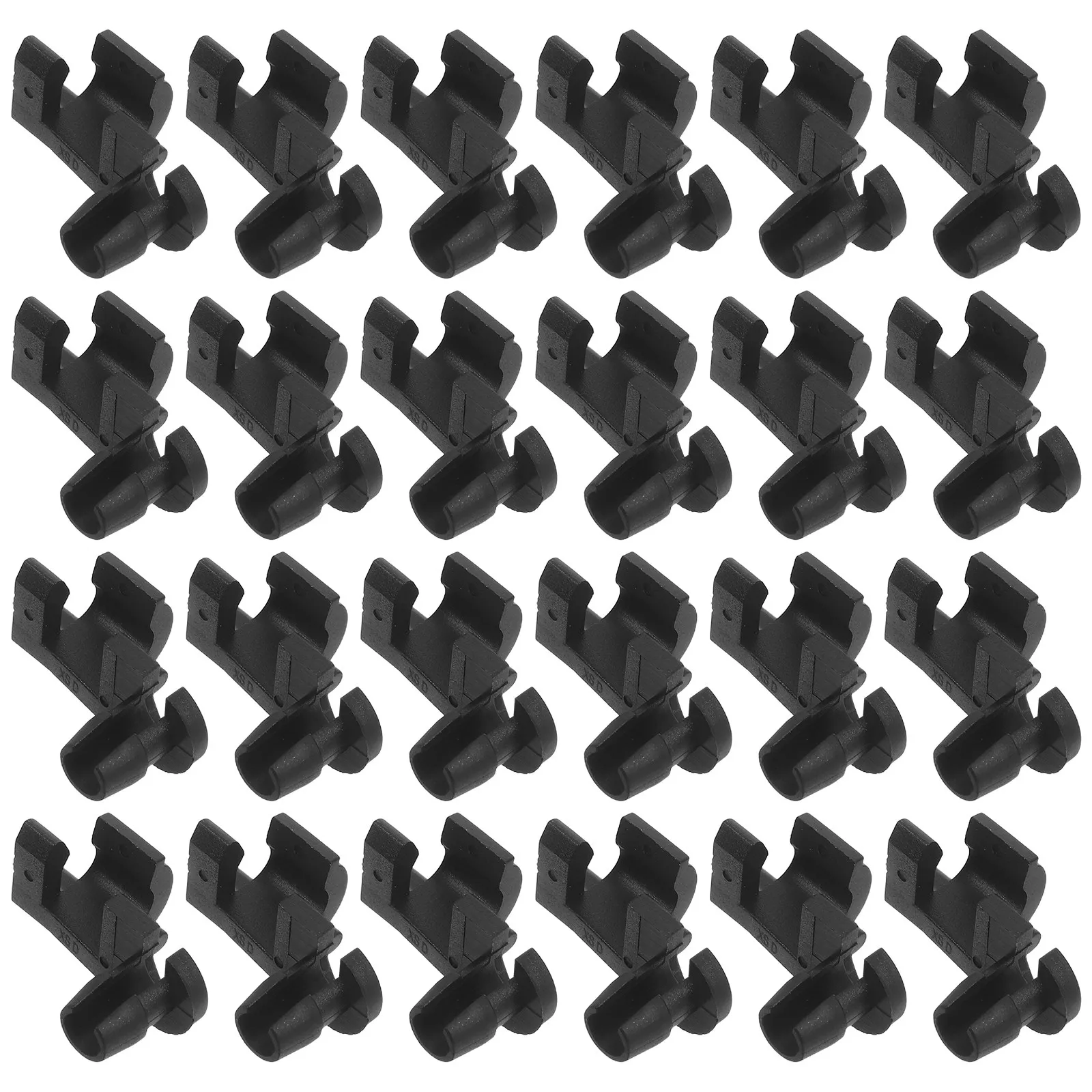 30Pcs Car Door Handle Rod Clips Left Tailgate Handle Rod Bracket for Quick Installation No Tools