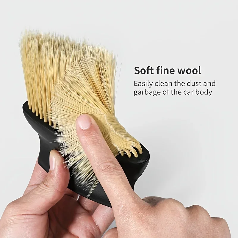 1 Dust Removal Brush Air Conditioner Outlet Car Wash Dust Artifact Dust Removal Brush Cleaning Tooel Soft Brush Car Supp