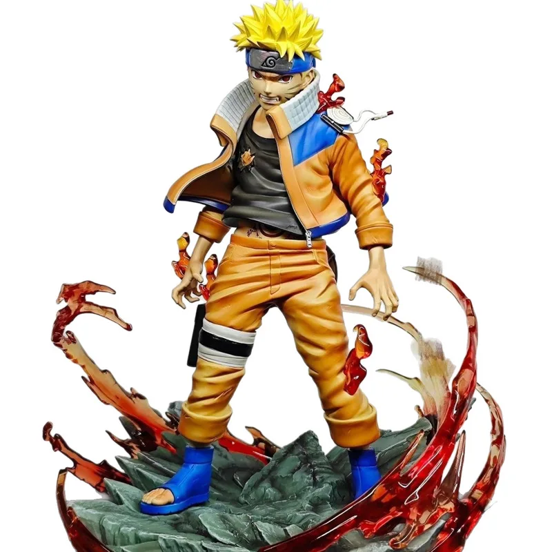 Neue Naruto Shippuden Premium Gk Nine-Tails Stand Alone Youth Series Naruto Uzumaki austauschbare Kopf-Sammelfigur als Geschenk