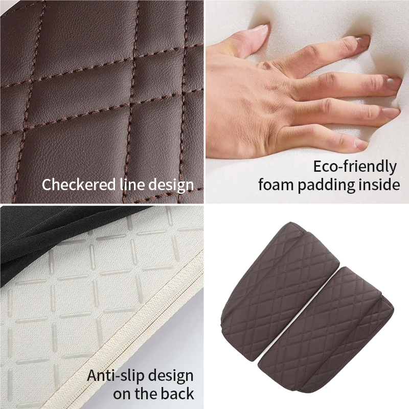 Car Center Console Armrest Box Cover PU Leather Arm Rest Protection Cushion For BMW X5 X6 X7 G05 G06 G07 Left Hand Drive Only