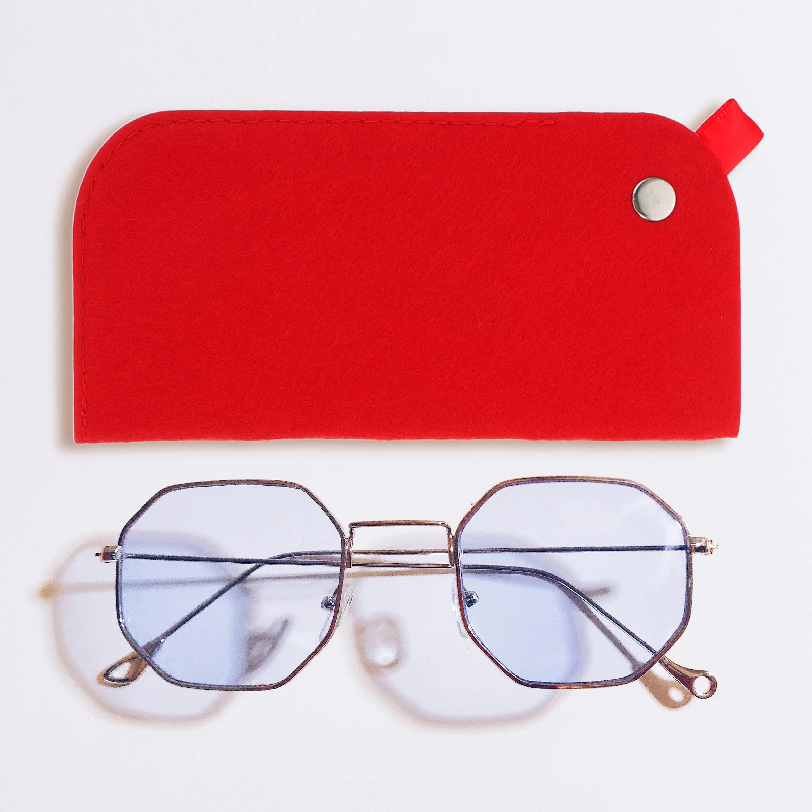 

3Pcs Glasses Organizer Pouch Wear Resistant Non Breaking Lightweight Pouch for Keys Cards Lipstick Small Gadgets Protection