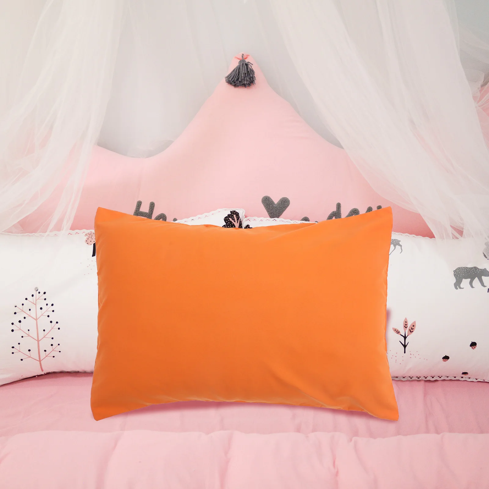 2 pezzi federa per bambini chiusura a busta fodere per cuscini per bambini federa per bambini da viaggio in poliestere lavabile per letto per bambini