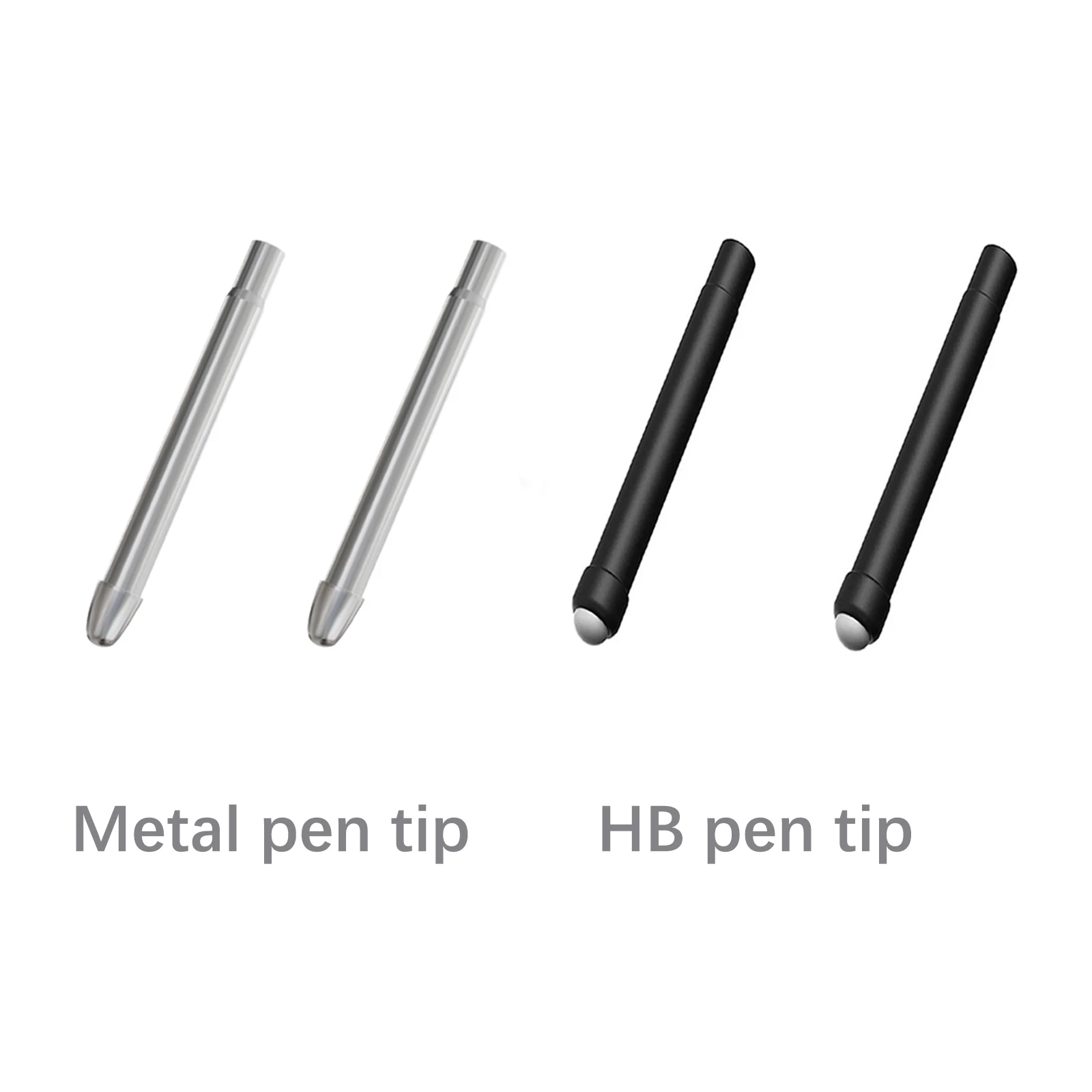 Metal Pen Tips + HB Pen Tips for Surface Pen, Realititcs Pencil Like Refill Replacement Nibs fits for Surface Pro 7 6 5 4 Series