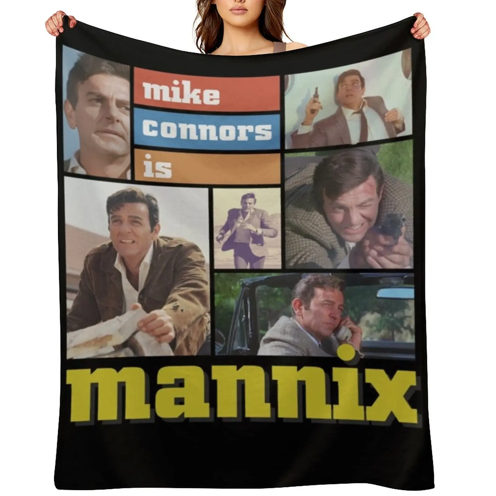 

Mannix mike connors is Mannix Throw Blanket Luxury Brand Decorative Sofa Furry Cute Plaid Blankets