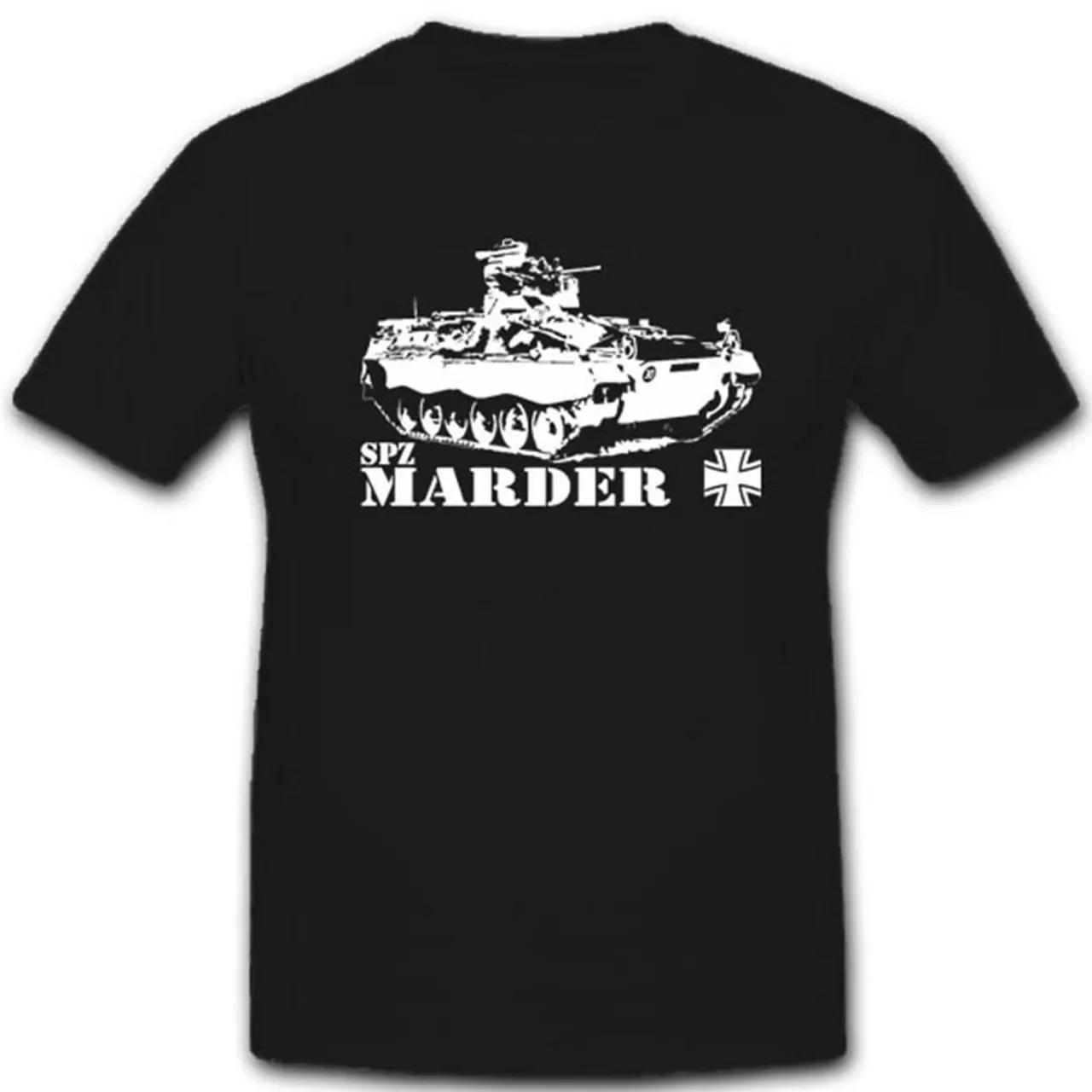

Bundeswehr Grenadier Panzer Spz Marder Armored Personnel Carrier T-Shirt 100% Cotton O-Neck Short Sleeve Casual Mens T-shirt