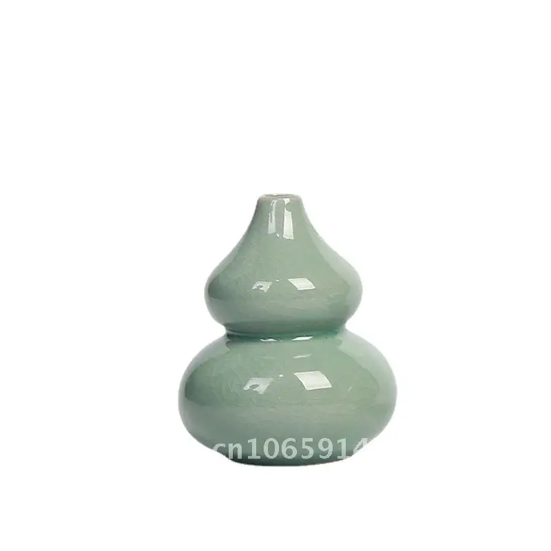 

Creative Mini Ceramic Vase Color Glaze Hydroponic Green Plant Germ Kiln Flower Arrangement Aromatherapy Bottle Home
