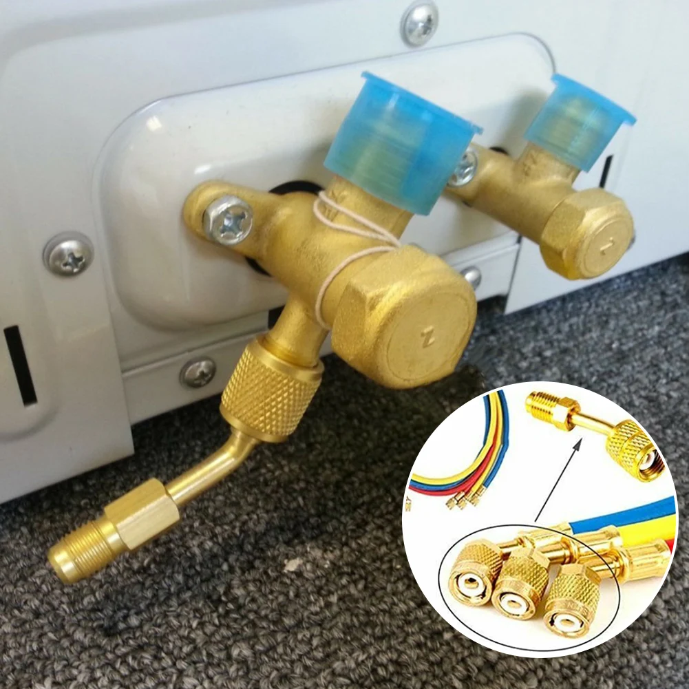 Couplers Adapter High quality HVAC For Split System Adapter with 5/16 Female Couplers and 1/4 Male Flare Connectors