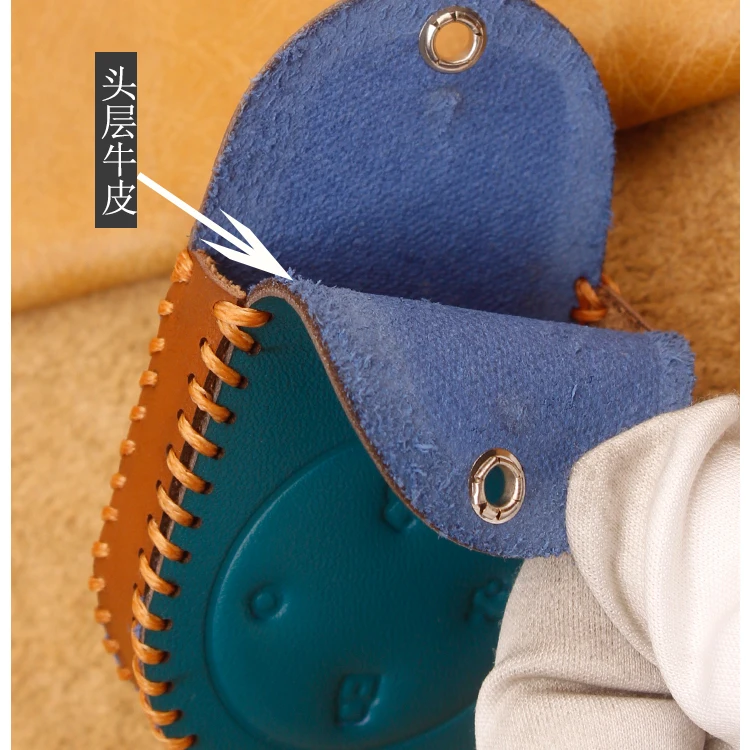 لتويوتا Bz3X الجلود حقيبة مفاتيح السيارة حافظة المحفظة حامل مفتاح غطاء سلسلة المفاتيح اكسسوارات السيارات #3