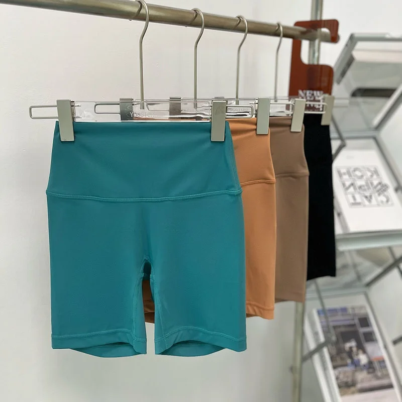 

High Waist Yoga orts Women's Spor Summer Fitn Pants Nuls No Embarrassing Lines Nylon Spandex Blend Base Layer Trousers