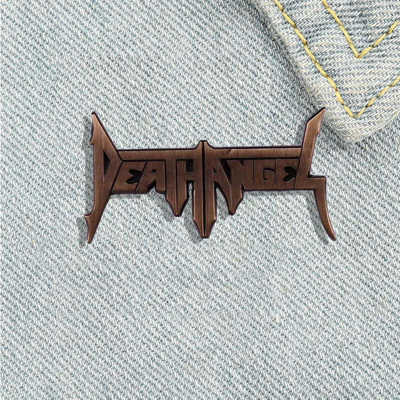 High Quality Death Angel Rock Band Enamel Pin Vintage Music Badge Fan Collectible Medal Jewelry Gift Fashion Accessory