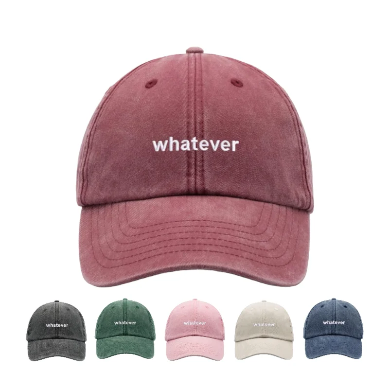 1pc Retro Baseball Cap Vintage Washed Unisex Dad Hat Low Profile Adjustable Faded Sports Sun Hiking Summer Holiday Skiing Funny