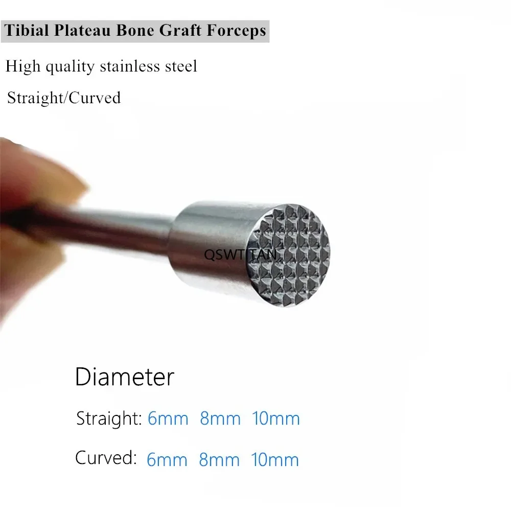 Stainless Steel Medical Bone Hammer Tibial Plateau Bone Graft Forcep Top Rod Bar Orthopedic Surgical Instrument pet