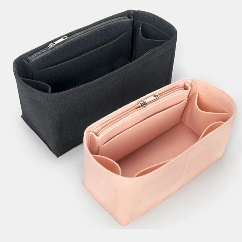 Simple Felt Handbag Insert Bag Bag Support Multi-Pocket Internal Bag Storage Organization Portable Purse Liner for Loewe Puzzle