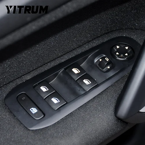 Imagen 2 del producto YITRUM para Peugeot 308 interruptor de ventanilla eléctrica principal 96788281ZD-03 luz naranja sin función plegable 20 pines 96788281ZD03 96788281ZD
