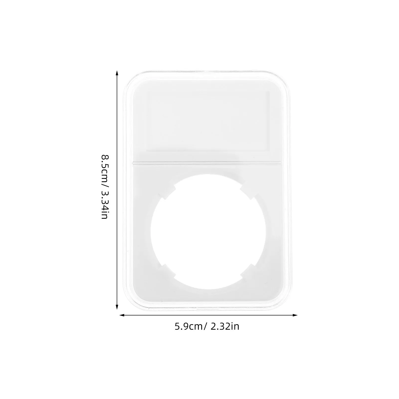 Organizador de almacenamiento de monedas de plástico, 10 Uds., para todas las monedas, vitrina de monedas fácil de usar, suministros de recolección imprescindibles