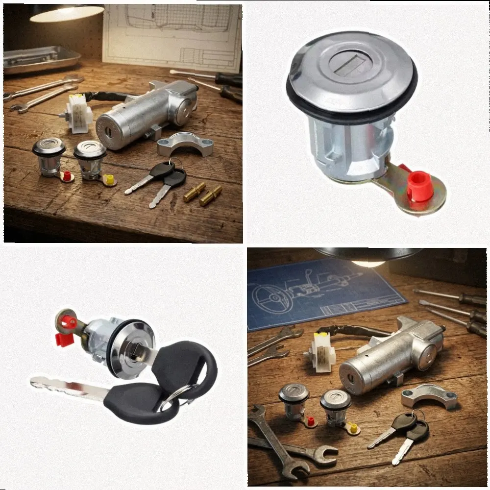 K9810-2s806 Replacement Ignition Lock Cylinder For Daily Driving Repair As Shown Direct Replacement Fit Includes Two Keys