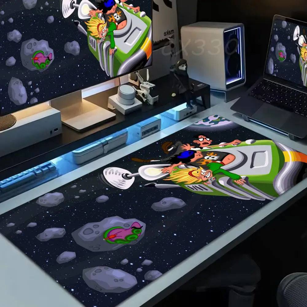 

Day Of The Tentacle Mouse Pad Large Computer Mousepad Office 1000x500mm XXL Pc Gamer Non-slip Rubber Keyboard Deskmat