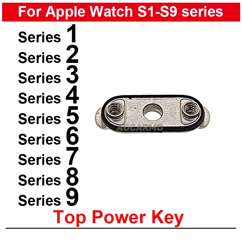 Power Top Button Key Replacement Repair Parts For Apple Watch Series 4 5 67 8 9 1 2 3 S9 S3 S4 Series6 Series5 Series8