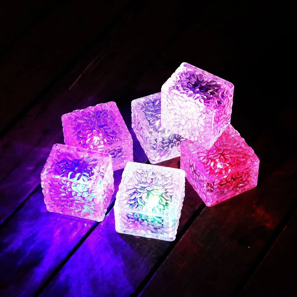 

Solar Powered Outdoor Landscape Glass Lookalike Brick Light for Garden Pathway Patio and Yard Decorative Ambient Lighting