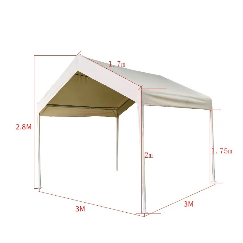

STLF European Style Four Corner Outdoor Camping Tent Market Stall Canopy Parking Shed for Internet Celebrities Trade Show Tent