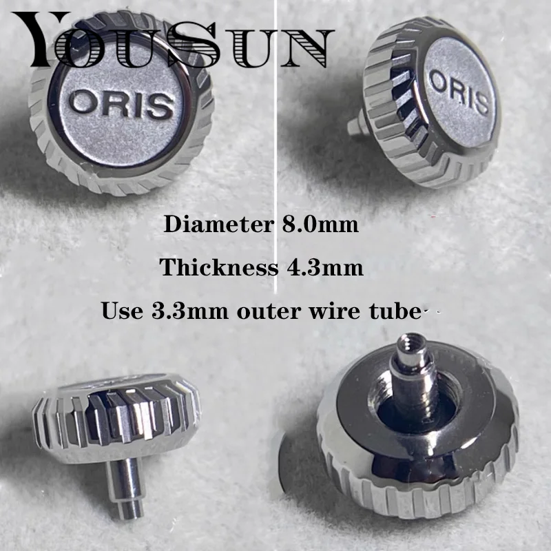 

Watch Head Outer Wire Screw Lock Crown 8.0mm Accessories For Oris