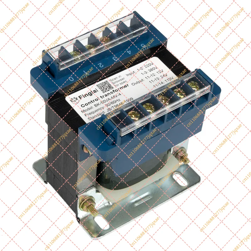 Transformador de Potencia de Control Tipo BK de 50VA, Entrada 220V/380V, Salida Múltiple 220V 110V 36V 24V 12V 6.3V