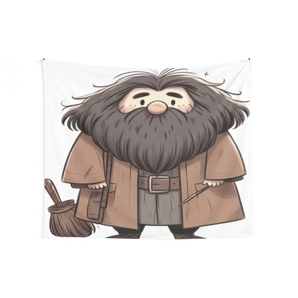 Cute Rubeo hagrid Sticker Decorative Wall Bed Room Decoration Tapete For The Wall Tapestry Wall Mural House Decoration Tapestry