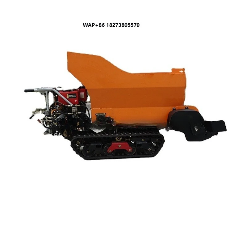 Self-propelled Tracked Manure Spreader Fertilizer Spreader Fertilizer Spreading Equipment for Farmland