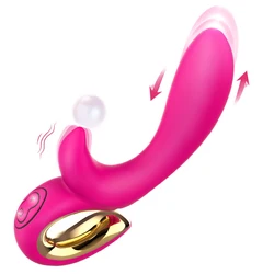 Powerful Thrusting Vibrator Female Clitoris Stimulator G Spot Dildo Massager Adult Goods Vibro Masturbator Sex Toys for Women