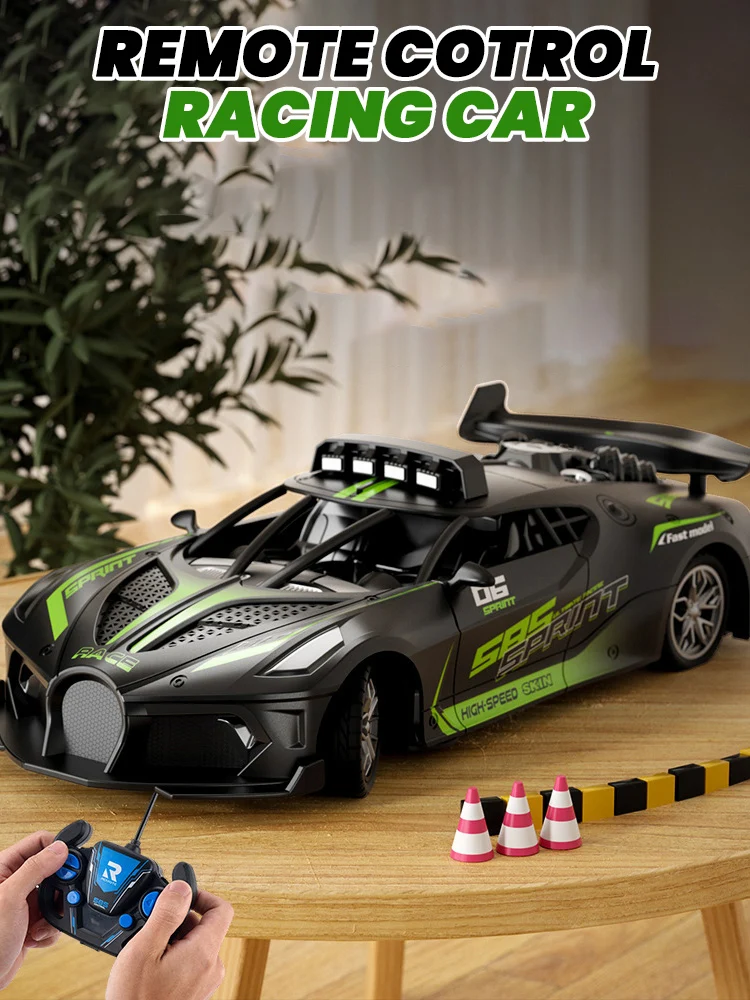 Rc Auto 4Ch High-Speed Afstandsbediening Drift Racewagen Elektrische Sportwagen Speelgoed Voertuig Model Speelgoed voor Jongens Kinderen verjaardagscadeau - afbeelding 2