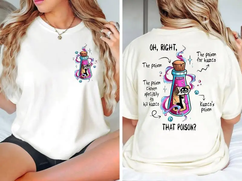 

Two Sided Vintage Kuzco Llama Shirt, Oh Right That Tee, Emperor's New Groove Shirt, Trip Tee