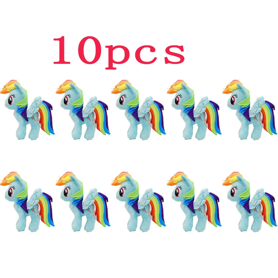Novedad 2026: Juguetes de Peluche My Little Pony, Twilight Sparkle, Pinkie Pie, Rarity, Fluttershy, Applejack, Rainbow Dash, Muñecos de Peluche, Regalo de Navidad