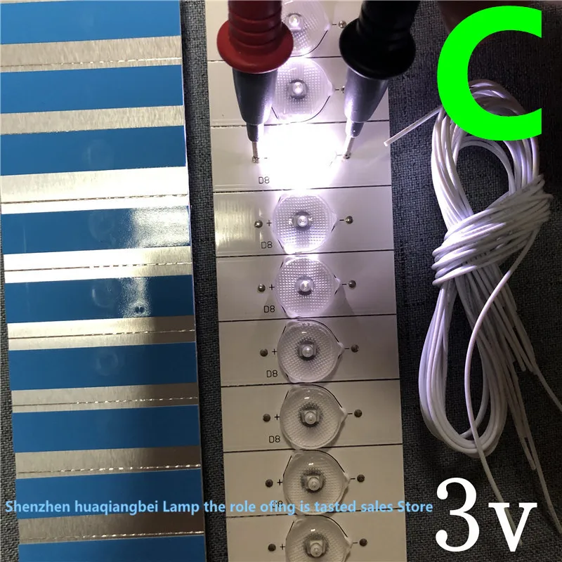 FOR 100%NEW 3v 6V SMD Lamp Beads with Optical Lens Fliter for LED TV Repair Konka Lehua JS-D-JP3920-071EC JS-D-JP3920-061EC