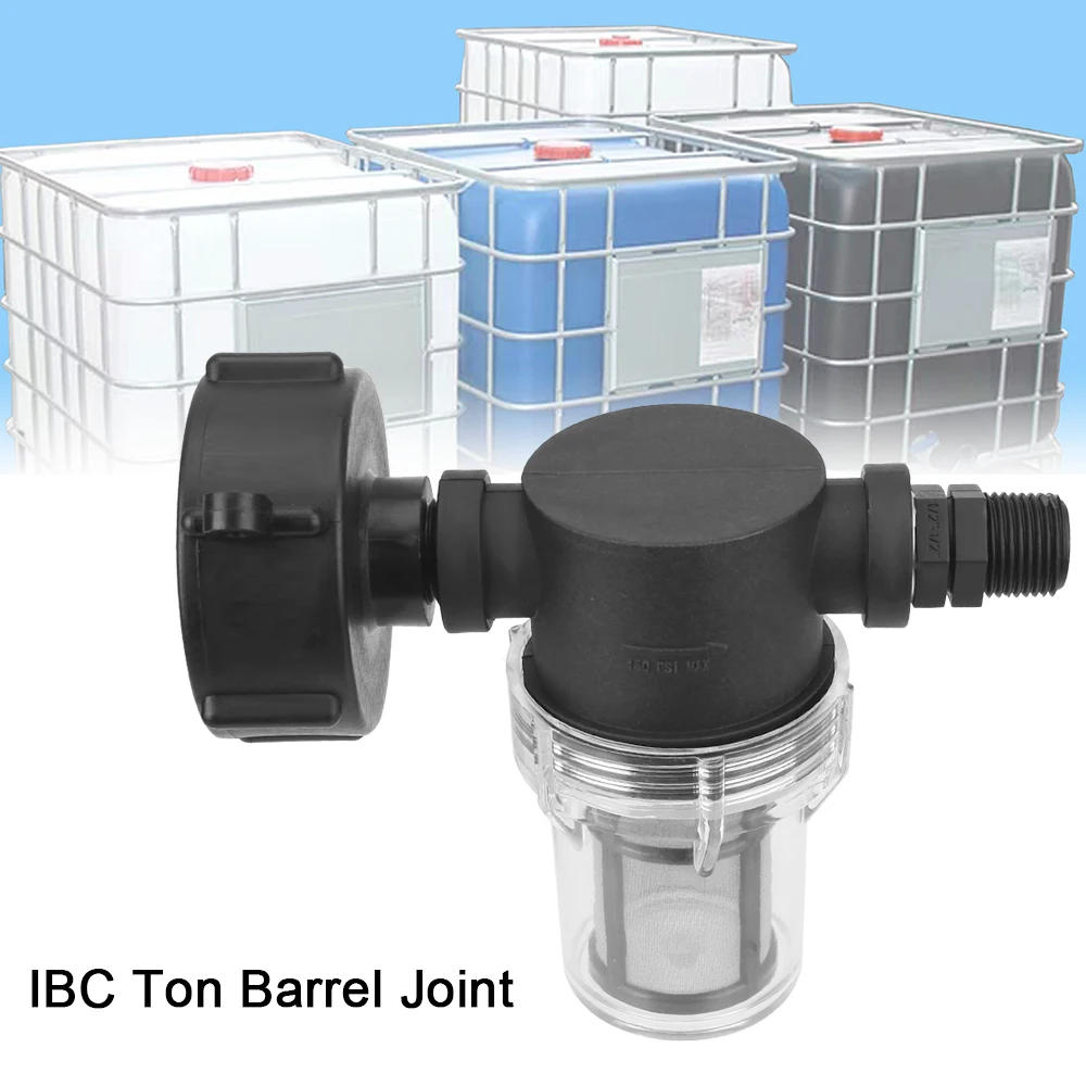 

IBC тонный цилиндрический Соединительный адаптер для садового шланга, нетоксичный соединитель, тонкий цилиндрический фильтр, соединитель 4-6, шаровой клапан для садовой воды