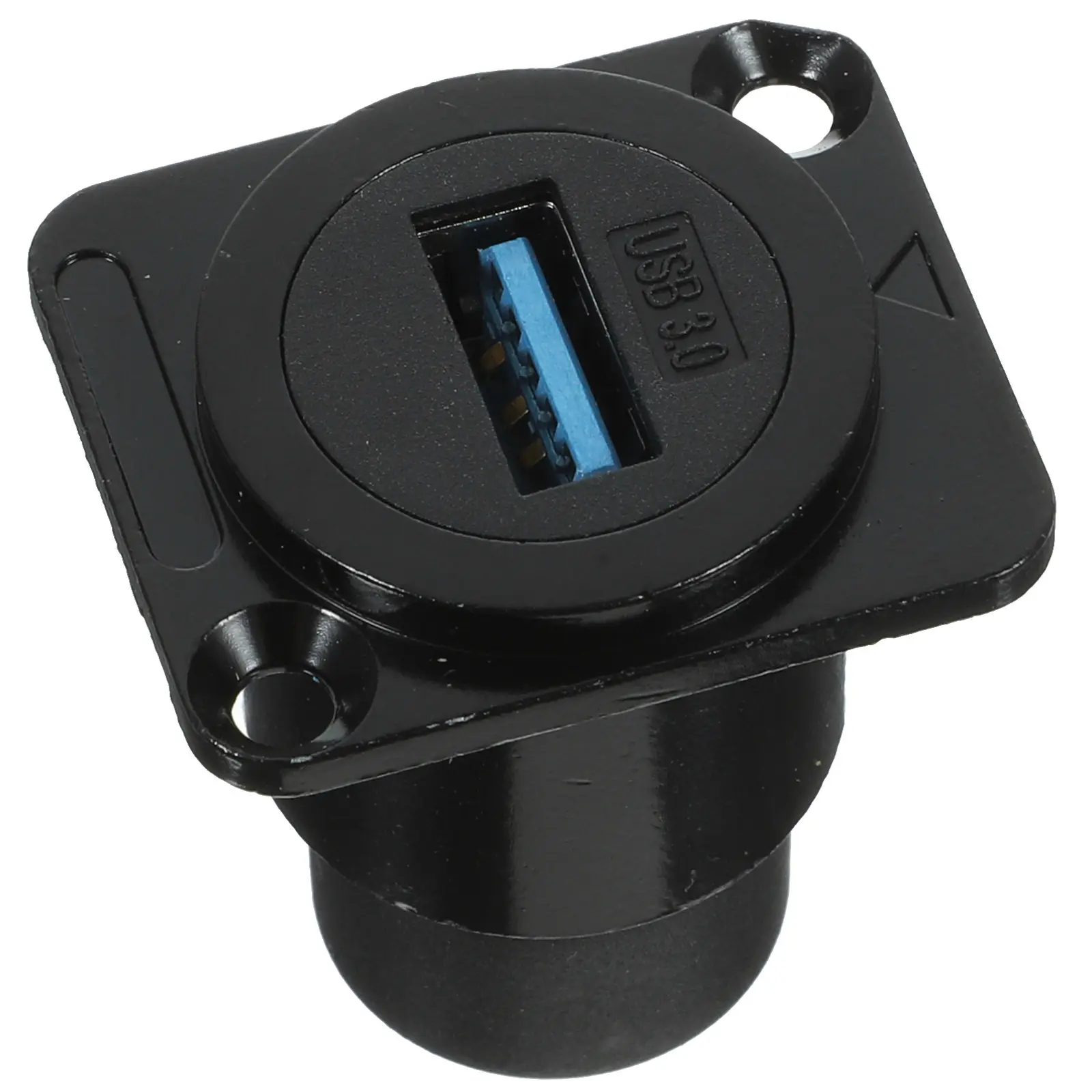 

USB Bulkhead Connector USB 3.0 Panel Mount Coupler Flush Mount Adapter Waterproof Industrial Data Transfer Extension