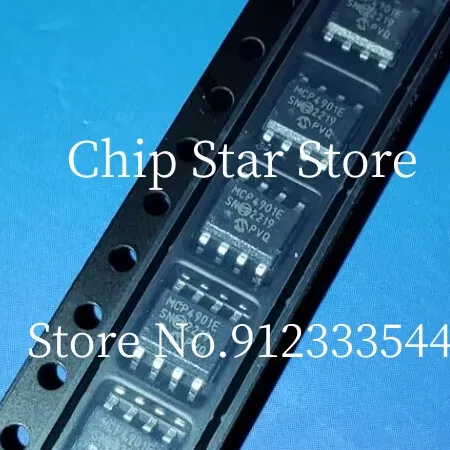 

5-100pcs MCP4901-E/SN MCP4901T-E/SN MCP4901 SOIC8 Digital to Analogue Converter 100%New And Original