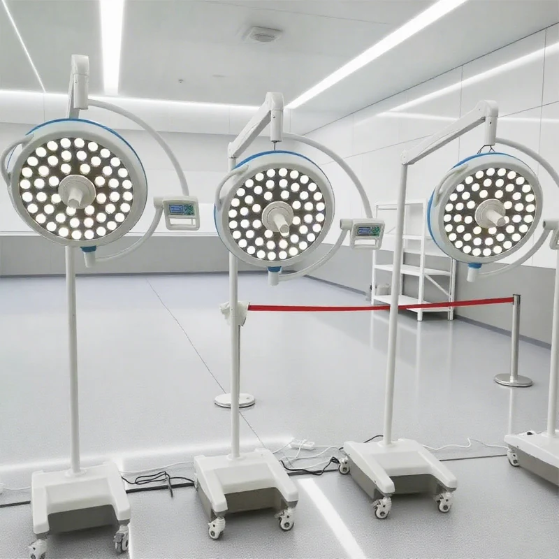 

CE ISO Certified Medical Grade LED Shadowless Lamp Cold Light Surgical Operating Theatre Light With Emergency Battery